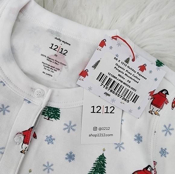 Dudley Stephens DS X 1212 Organic Pima Cotton Holiday Pajamas. Christmas… - Picture 12 of 12